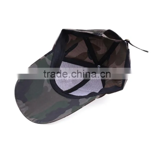 Polyester/cotton Camouflage Caps Custom Wholesale All Over Sublimation Caps photo-3