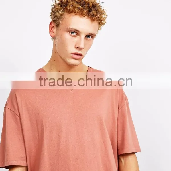 MGOO Wholesale Cotton Plain Streetwear Fashion Softex Round Neck T-Shirts OEM Big Quality T-shirt Manufacturer photo-4