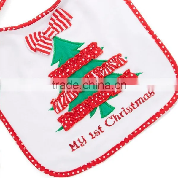 High Quality and Durable Bandana Bibs Reasonable Price Christmas Organic Cotton Drool Baby Bibs photo-2