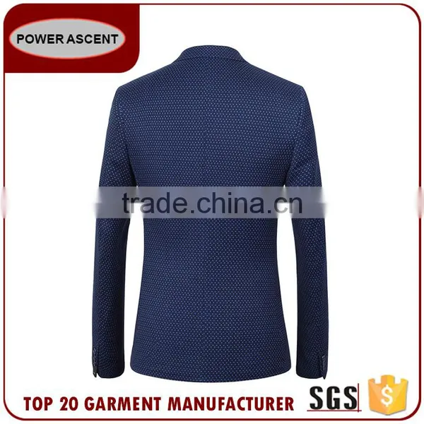 Fashion Design Mens Slim Fit 1 Button Suit Jacket Blazer For Sale photo-2