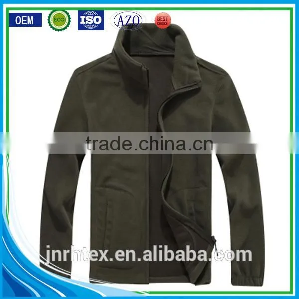 Custom Brand Design Full Zipper Micropolar Sweatshirt photo-4