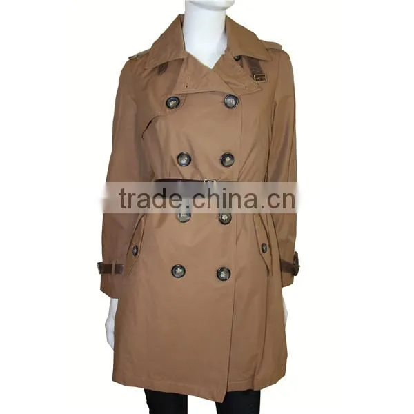 2016 Ladies Fashion Ladies Trench Coats Long Trench Summer Coat With Belt Lady Style photo-2