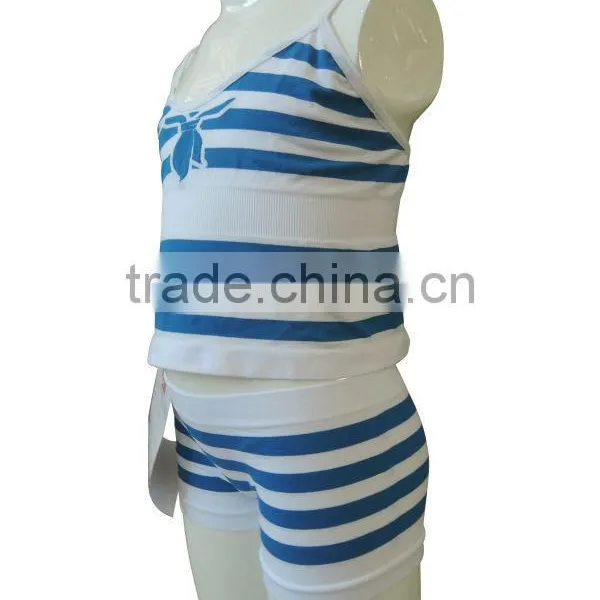 Nice Quality New Style Seamless Girl's Underwear Girl's Camisole & Boxer Sets photo-2