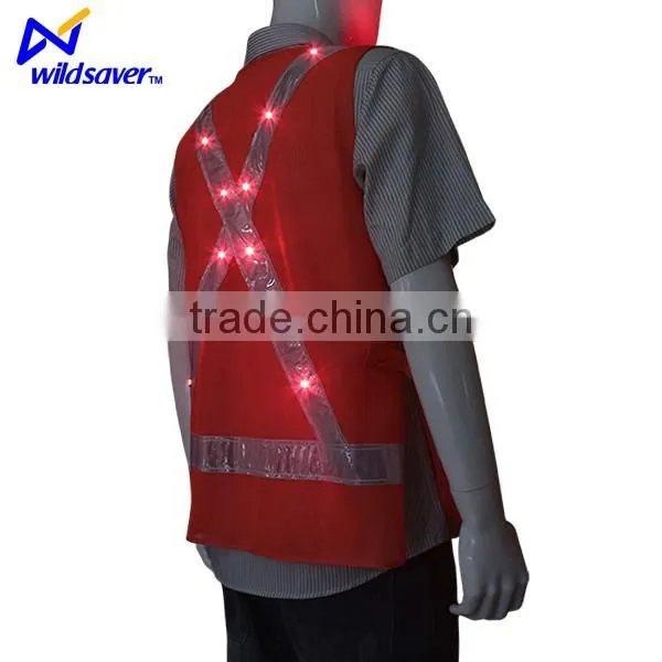 LED Light High Visibility Safety Vest photo-6
