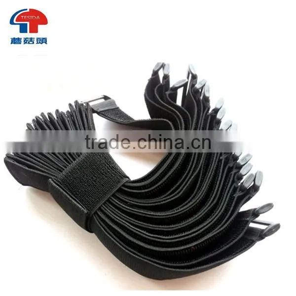 Elastic Hook and Loop Strap With Plastic Buckle photo-3