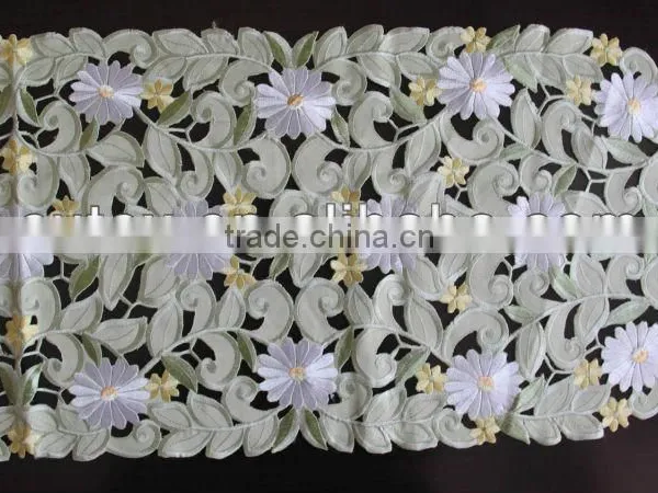 2014 Embroidery Table Runner, 100% Polyester Table Runner