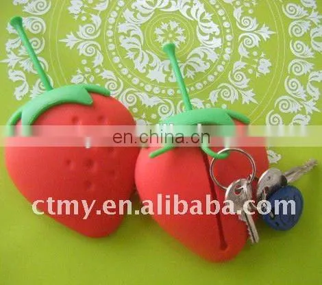 Pomotional Factoy Cheap Price Coin Purse Keychain Card Bag Honda Silicone Key Cover Silicone Key Case Car Key Silicone Case