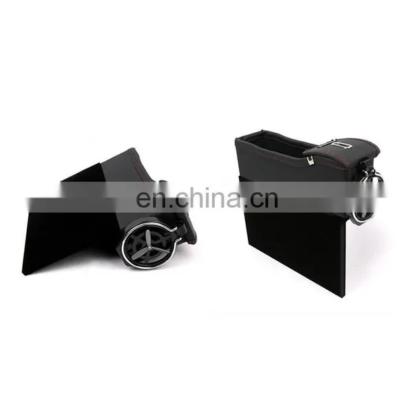 Car Seat Gap Filler Organizer Coin Side Pocket Car Organizer With Cup Holder photo-6