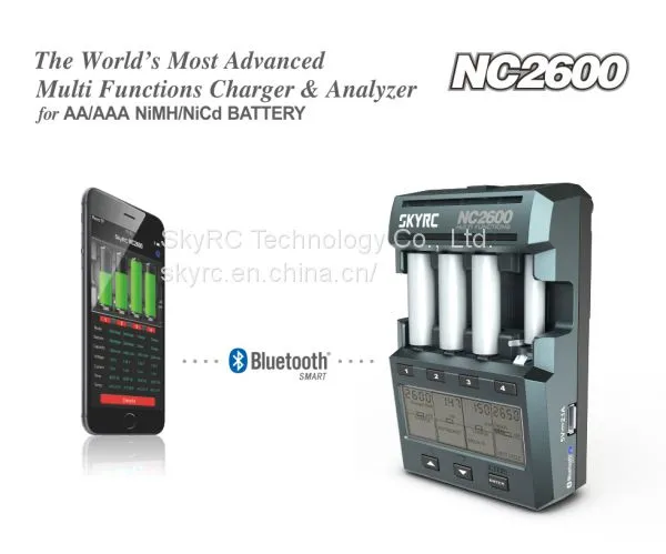 SkyRC NC2600 AA/AAA NiMH/NiCd Battery Charger & Analyzer photo-4
