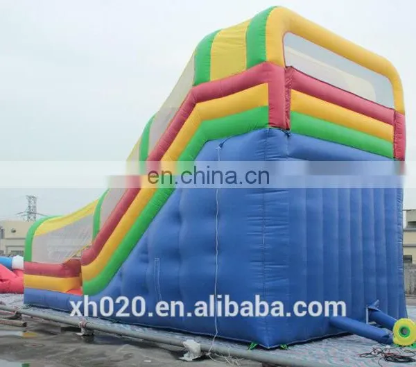 Commerical Steep Giant Outdoor Inflatable Slide With Sunshade photo-2