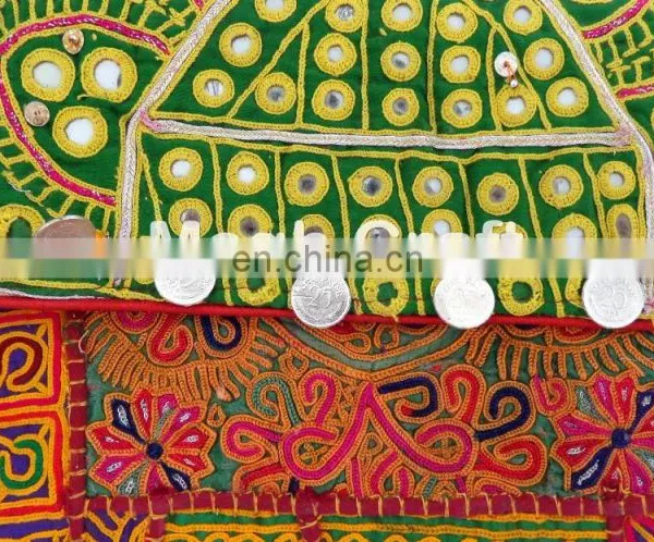 Afghan Vintage Gypsy Clutch - Boho Tribal Coins Bag - Embroidery Rabari Banjara Bag - Kuchi Work HandBags photo-3