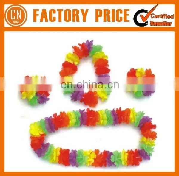 Wholesale Wreathe Lei Promotional Decorative Hawaii Flower Necklace Lei photo-5