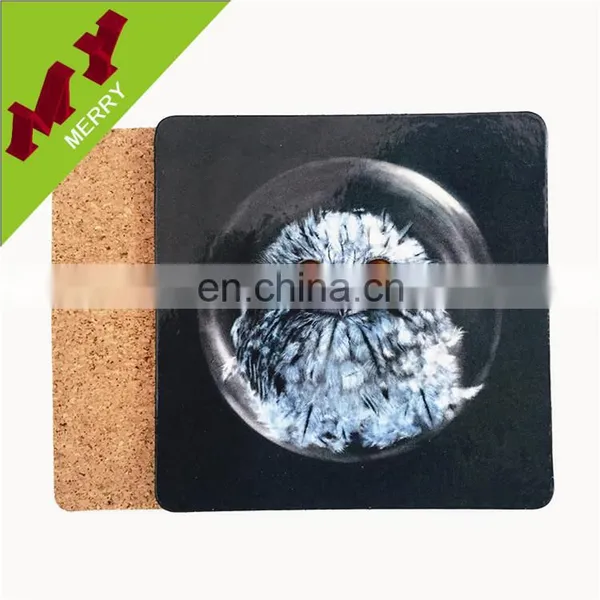 Eco-friendly Paper Wood Coaster With Personalized Logos photo-3