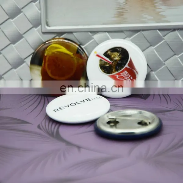 For Promotion Safe Pin Custom Printed Round Button Badge