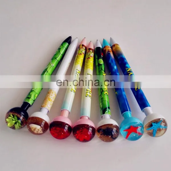 Office and School Novelty Fancy Creature Ballpoint Pen for Children and Kids With Spiral Shell,flower,starfish,scorpin photo-6