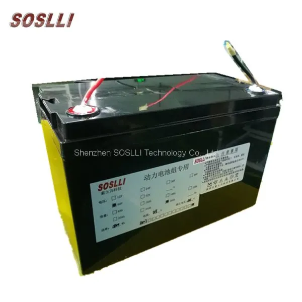 SOSLLI High Capacity 60v 30Ah Lithium Ion Battery Pack for Electric Bicycle