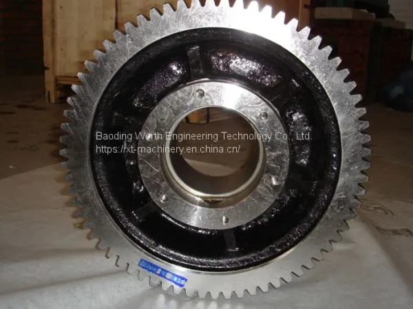 Custom-made Ductile Iron Sand Casting Spare Parts for Worm Wheel photo-2