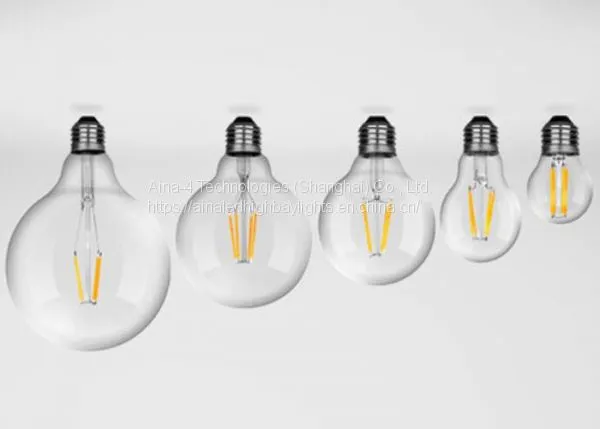 Electric Driven Filament LED Light Bulbs 220V Voltage Glass Material 2700K - 6500K photo-3