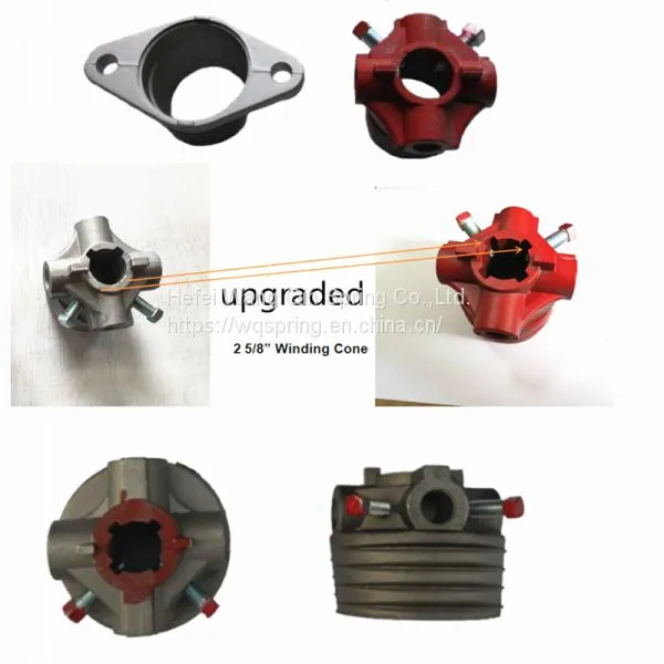 Door Parts and Accessories Spring Joints Gargae Door Spring Cone, Spring Fittings with Different Sizes