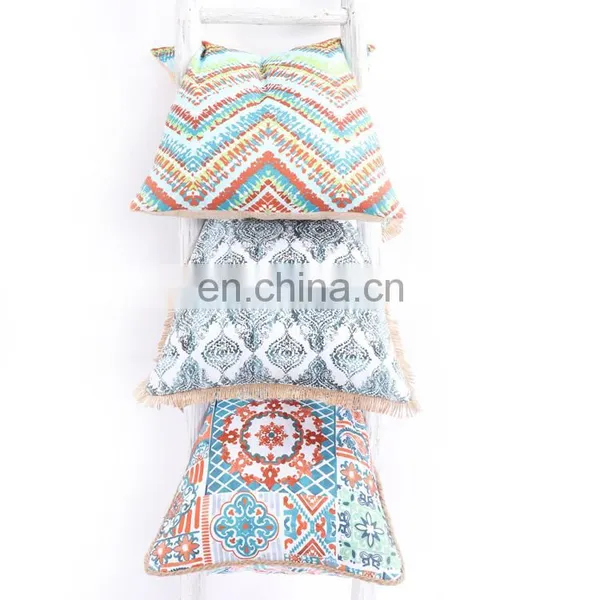 Wholesale Square Cotton Cushion Printed National Flavor Pattern Classical National Customs Design Cushion Pillow photo-5