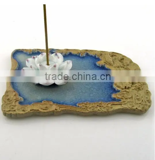Chinese Ceramics Portable Incense Burner Used for Bashroom and Car