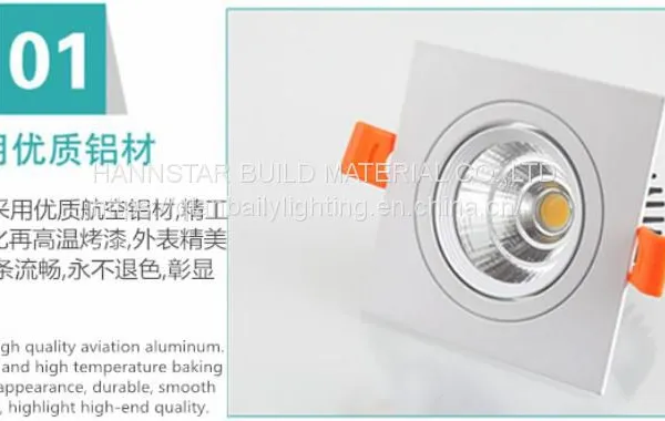 Rectangular LED Single Double Triple Heads COB Ceiling Light Downlights Gimbal Square Spot Light 110V-220V 3W-90W photo-4