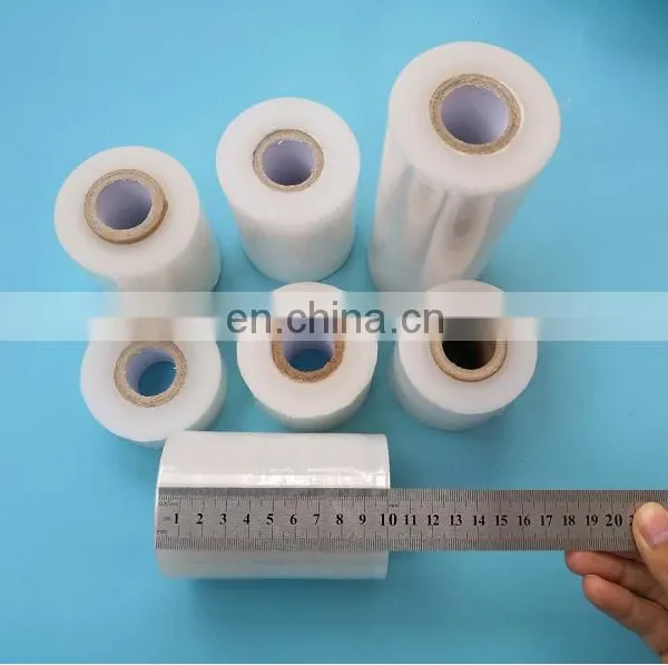 Factory Mini Stretch Film/ Hand Stretch Wrap Film/ Stretch Film Plastic Wrap Film PE Transparent Film photo-5