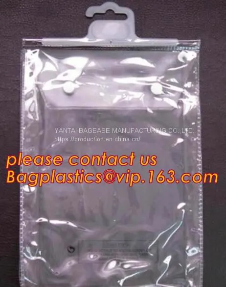 Biodegradable Compostable Pac Hanger Garment Underwear Clothes Package Hanging Hook Plastic Bag With Self-Adhesive Seal photo-3