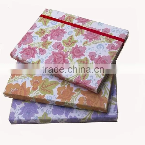Custom Hardcover Composition School Notebook With Rubber Band Notebook Quality Choice photo-4