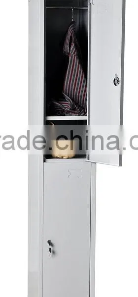 (DL-SL1 ) Folding Steel Storage Lockers for Staff Twin Compartment Twin Door photo-3
