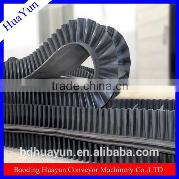 Large Angle Conveyor Belt Corrugated Sidewall Conveyor Belt 90 Degree Conveyor Belt photo-2