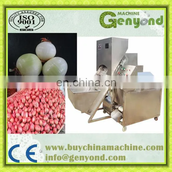 Factory Genyond Hot Sales Industrial Full Automatic Onion Peeler Peeling & Roots Tails Two Edds Cutting Machine photo-5