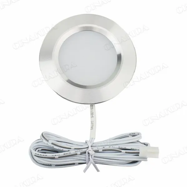 Under Cabinet Puck Lights With Hand Wave Sensor – Circular LED Cabinet Lights – Dimmable – Pack of 6, Cool White (6000K) photo-3
