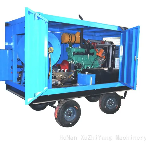 High Pressure Sewer Cleaning Equipment Drain Jetting Machine 240bar Sewer Cleaning Machine photo-3