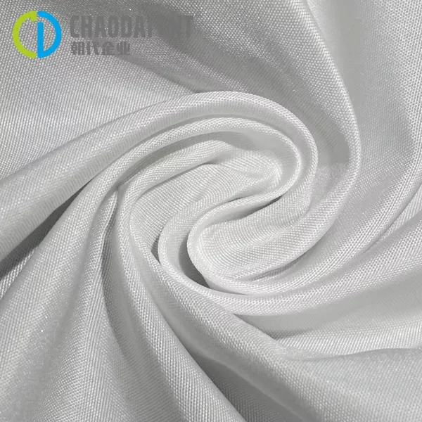 Certified by GRS 240T White Dyeing 100%RPET Recycled Polyester Pongee Fabric for Lining Fabric Hairdressing Bibs Umbrellas