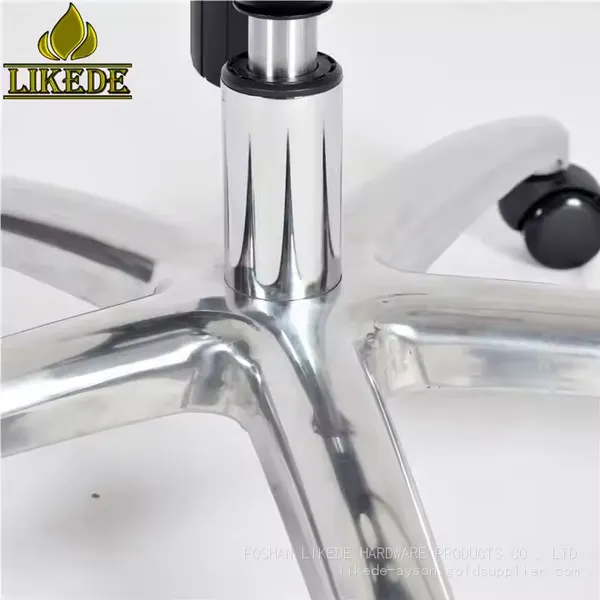 High Quality Aluminum Alloy Office Chair Stand Base Hot Sale Accessory Furniture Leg Gaming Boss Chair Base Metal Leg photo-4
