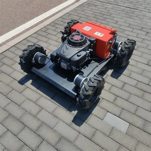 Hybrid Walking Speed 0~6Km/H Self-Powered Dynamo Lawn Weeding Machine Remote Control photo-5