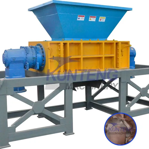 Leatherwear Crusher Carpets Shredder Machine Leather Scraps Recycling Machinery Bags Crushing Equipment EPC