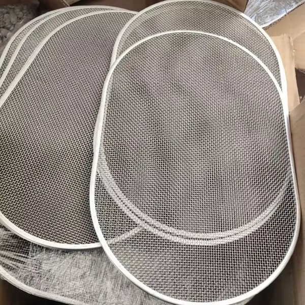 High Quality Silver 310S Stainless Steel Round Hole Perforated Metal Mesh Custom Cut Processing for Filter Applications photo-5
