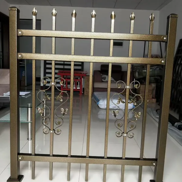Zinc Steel Fence With Installation Guide and Free Spare Parts Kit for Easy Setup