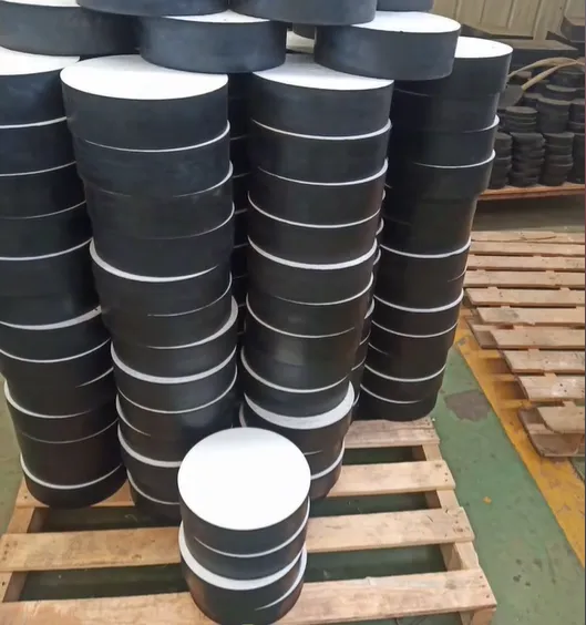 Heavy Duty Circular Laminated Rubber Bearing For Road Bridge Shock Absorption