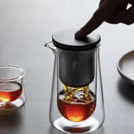 Glass Tea Cups,glass Tea Mugs With the Stainless Infuser,glass Tea Cups ,glass Tea Maker ,glass Teapots