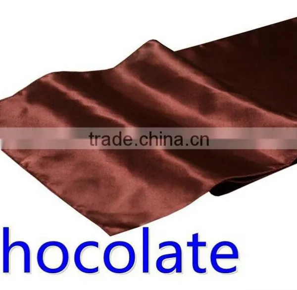 Hot Selling Ployester Satin Table Runner for Wedding Decoration, Royal Blue Color photo-6