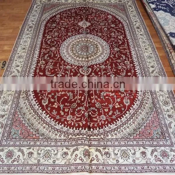 6X9ft Handmade Silk Persian Carpets and Cheap Cotton Rugs photo-2