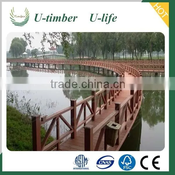 New Composite Material WPC Wood Plastic Stair Railing photo-3