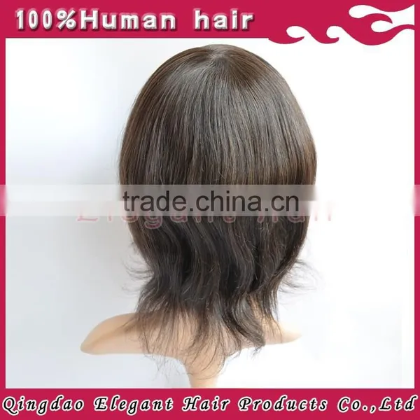 Natural Straightly Black Malaysian Remy Hair Thin Skin Full Lace Wigs photo-5