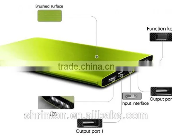 High Capacity 18000mah Dual USB Portable Phone Charger Backup Battery With Quick Charge photo-2