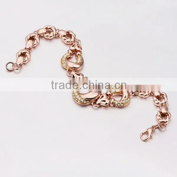 2016 New Hot Sale Custom Luxurious 18K Gold Plated Bracelet photo-2