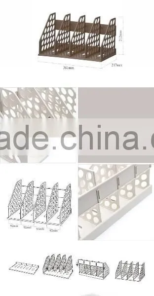 Hot Sale Plastic Office Assembled File Rack, Assembled File Rack for Office Use photo-2