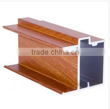 Best Price for Wooden Grain Aluminum Profiles photo-2